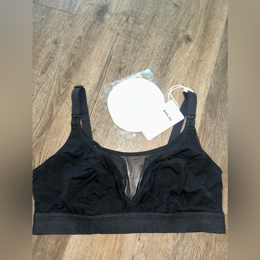 MOMCOZY NURSING BRA Women's Black Intimate Bra